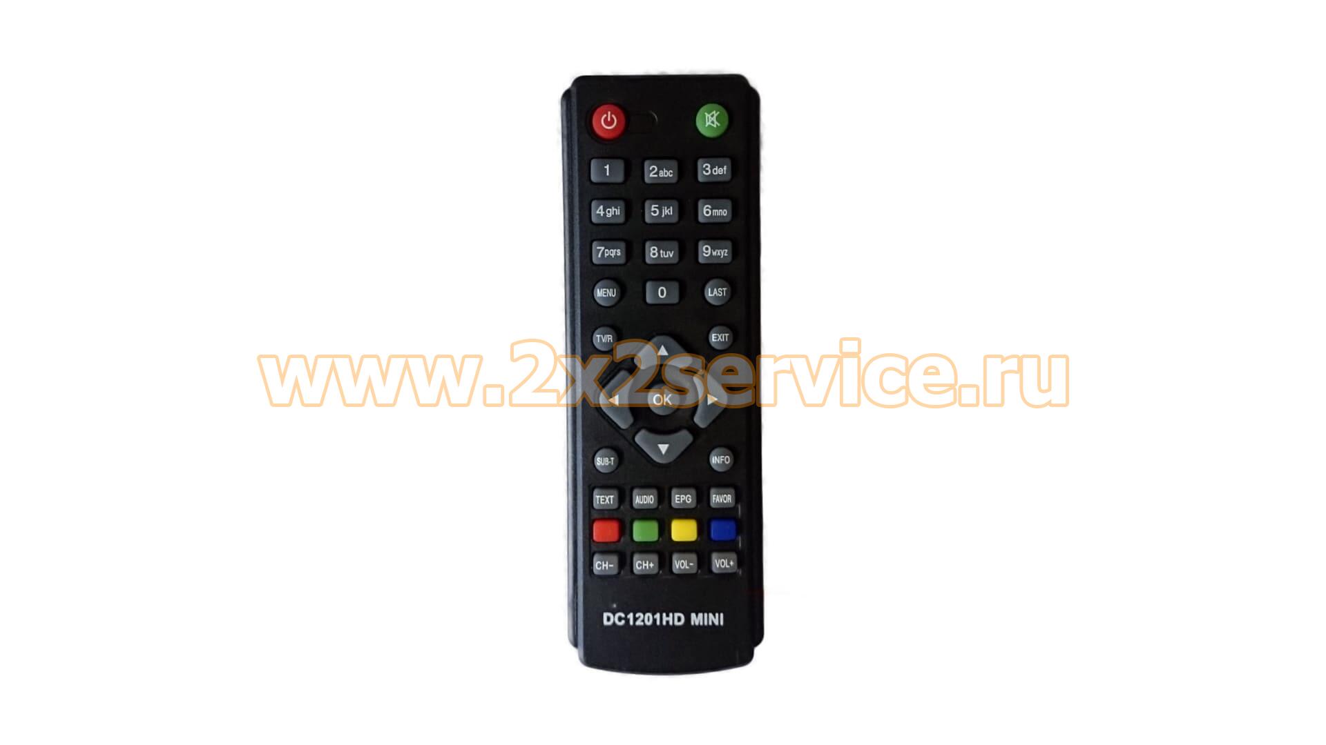 Пульт тв-приставки DVB-T2 D-Color DC1201HD mini
