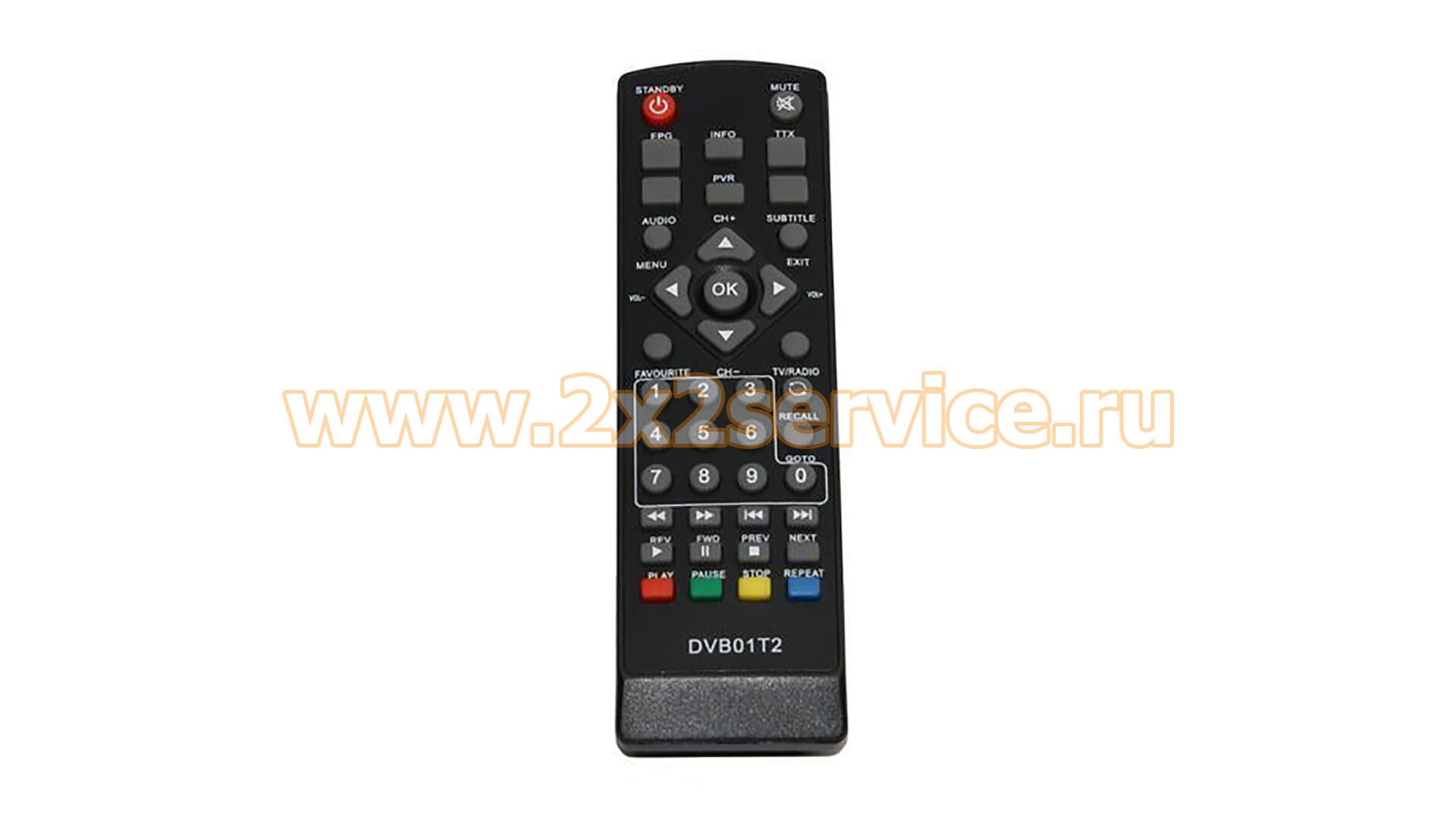 Пульт тв-приставки DVB-T2 Hyundai (QF-6222 DVB01T2)