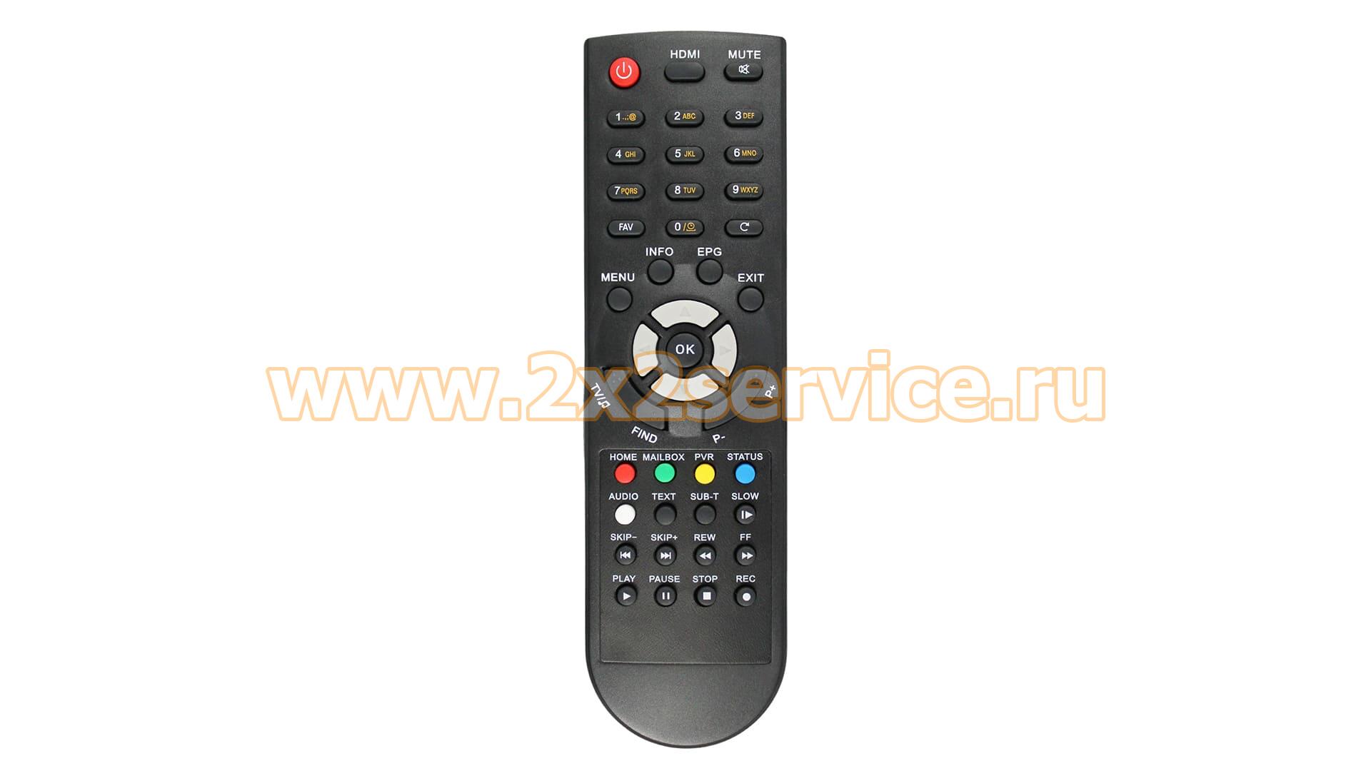 Пульт тв-приставки DVB-T2 Globo (E-RCU-015)