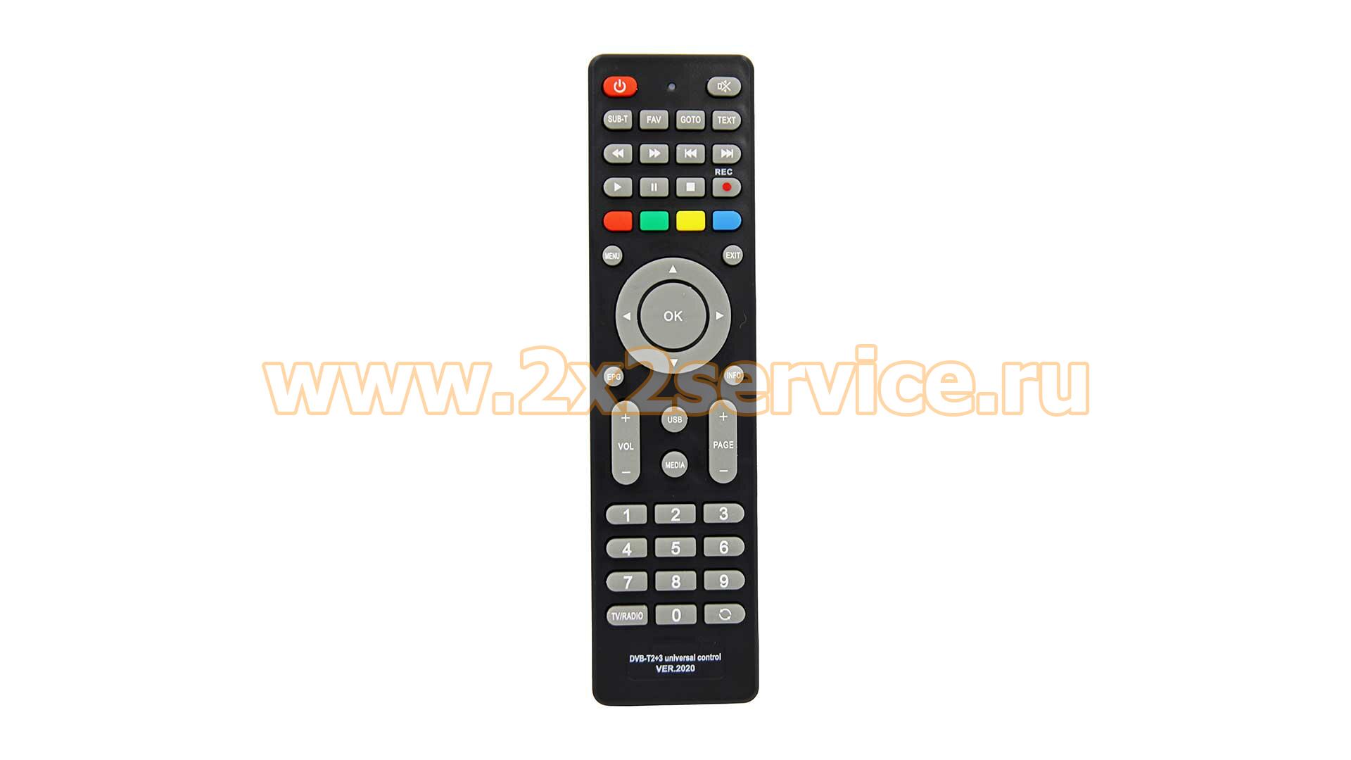 Пульт универсальный DVB-T2 приемника Huayu DVB-T2+3