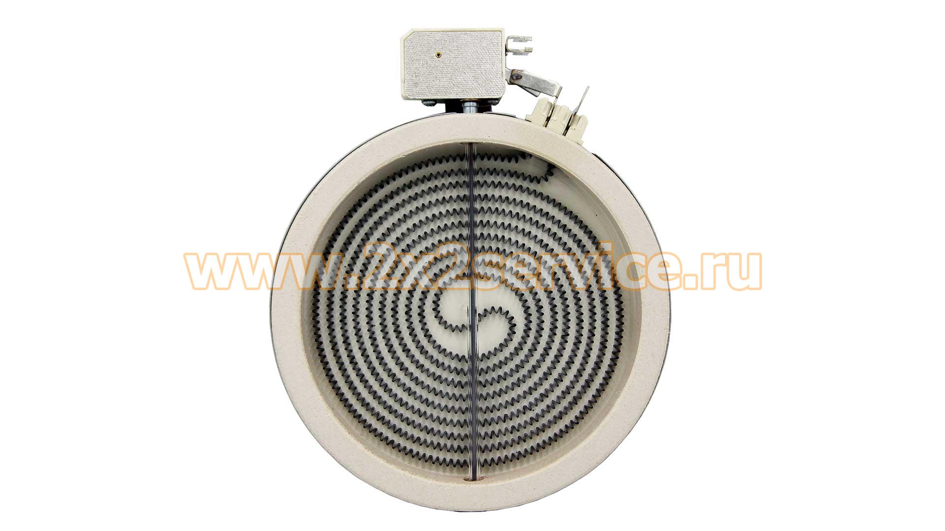 Конфорка 165mm 1200W стеклокерамической поверхности Whirlpool (1652032941)