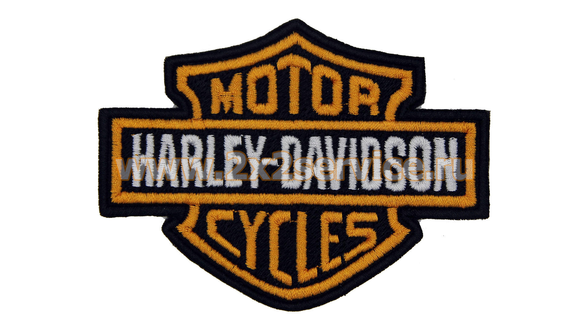 Нашивка, патч, шеврон "Harley Davidson" 98x74mm PTC013