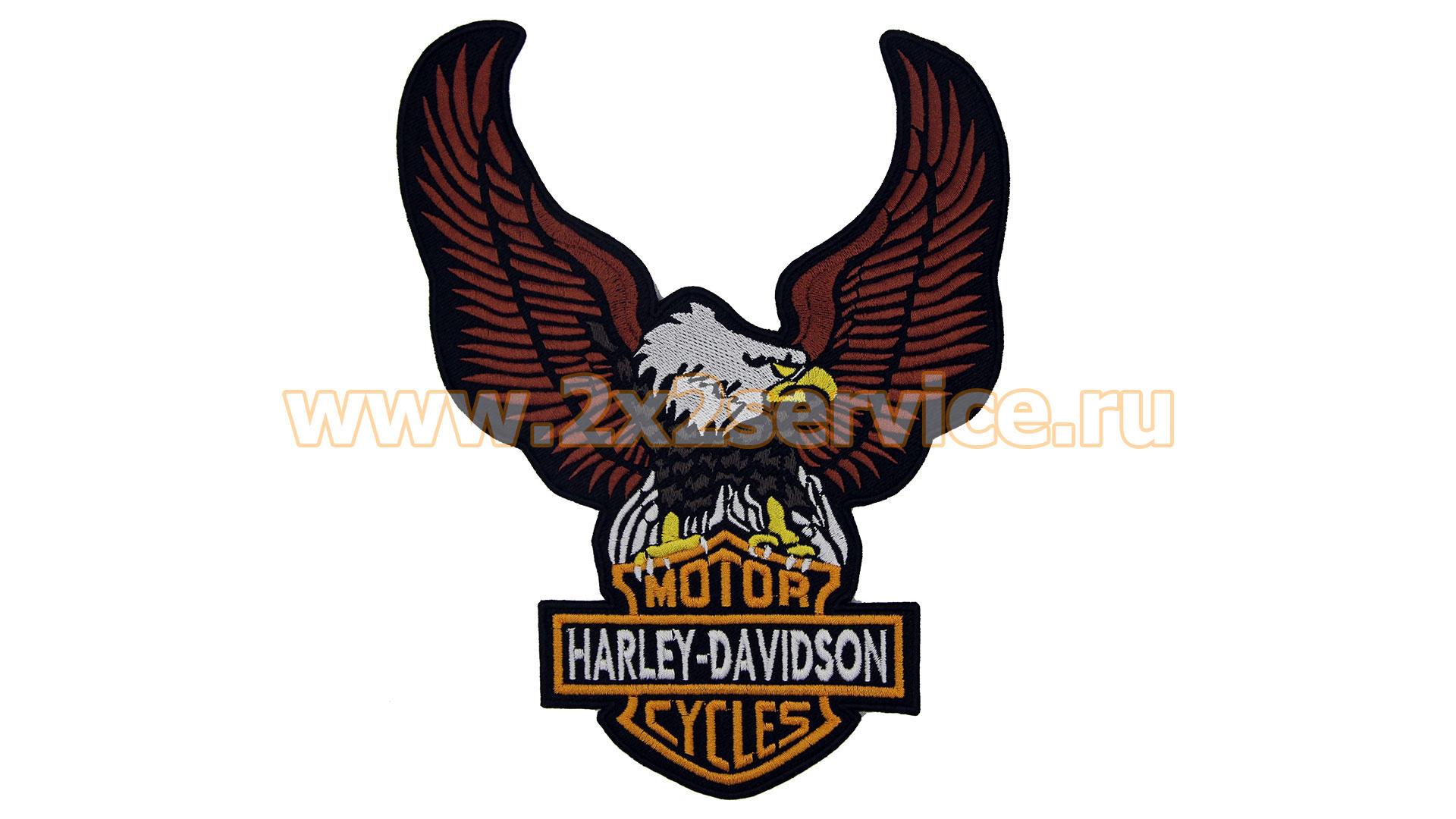 Нашивка, патч, шеврон "Орел Harley Davidson" 230x180mm PTC019
