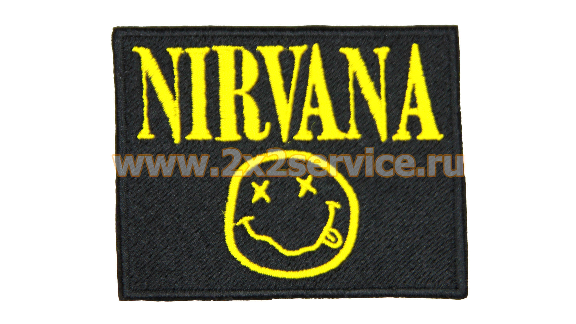 Нашивка, патч, шеврон "Nirvana" 70x55mm PTC177