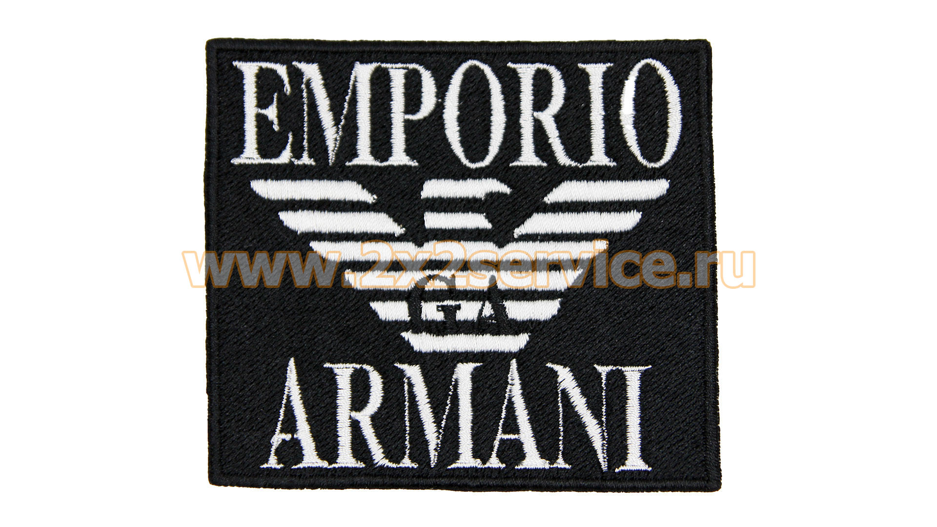Нашивка, патч, шеврон "Emporio Armani" 80x71mm PTC244