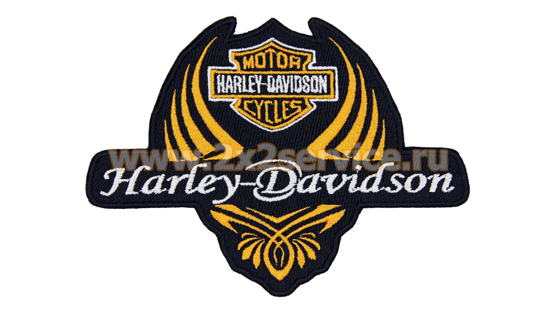 Нашивка, патч, шеврон "Harley Davidson" 145x106mm PTC267