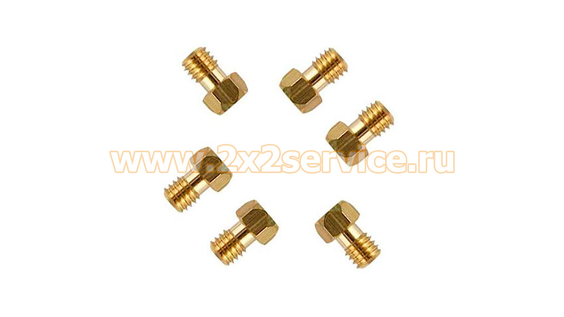 Комплект жиклёров Gefest, M6×1, 6 шт., для сжиженного газа (1200.98.0.000-03)