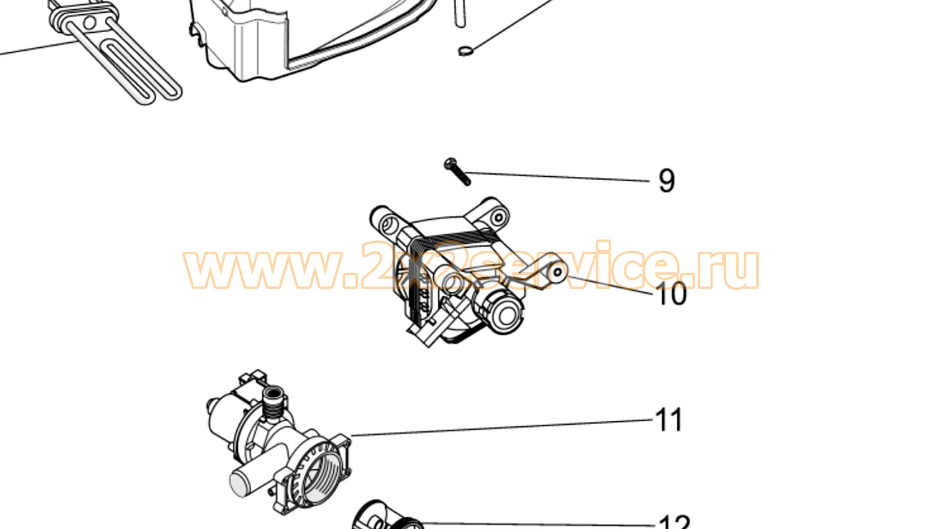 Мотор СМ Indesit, Ariston (C90000012)