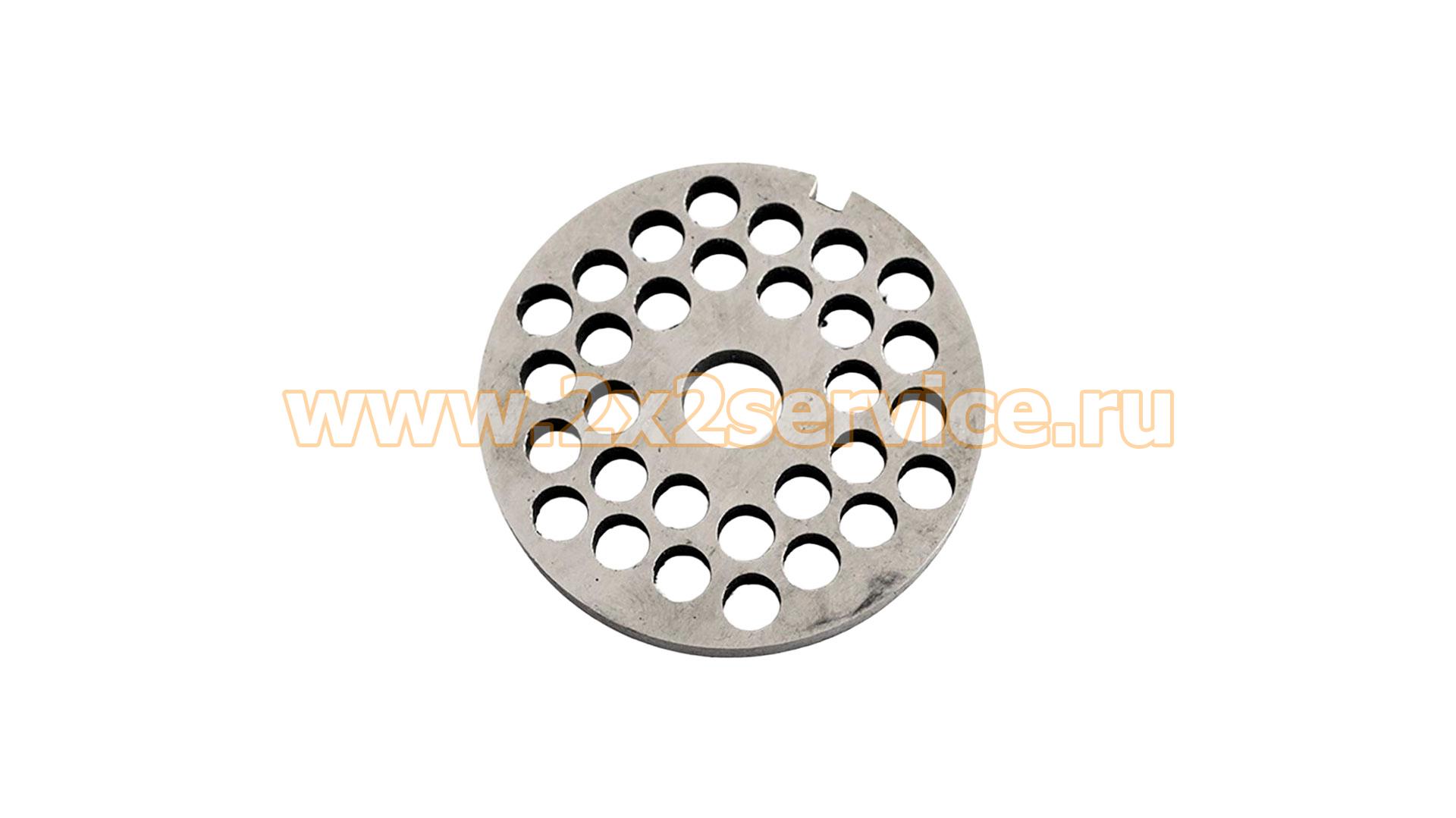 Решетка D=9 мм промышленной мясорубки МИМ 300 (МИМ300.01.010 №3)