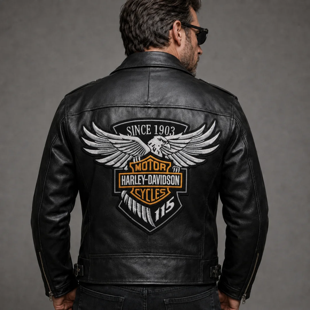 Нашивка, патч, шеврон "Орел Harley Davidson Since 1903" 265x200mm PTC020