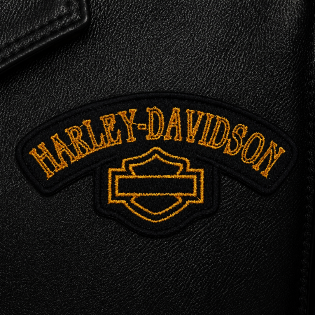 Нашивка, патч, шеврон "Harley Davidson" 90x47mm PTC263