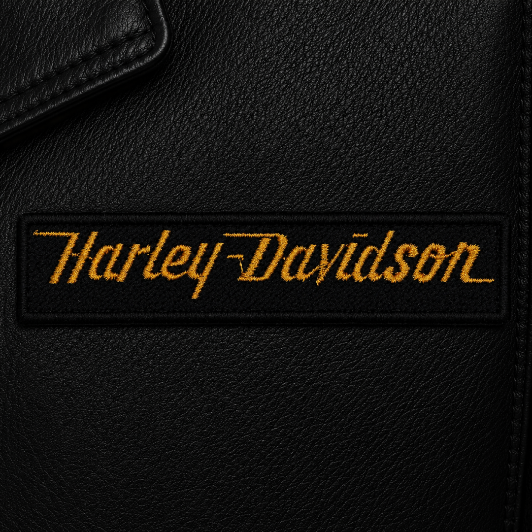 Нашивка, патч, шеврон "Harley Davidson" 100x20mm PTC265