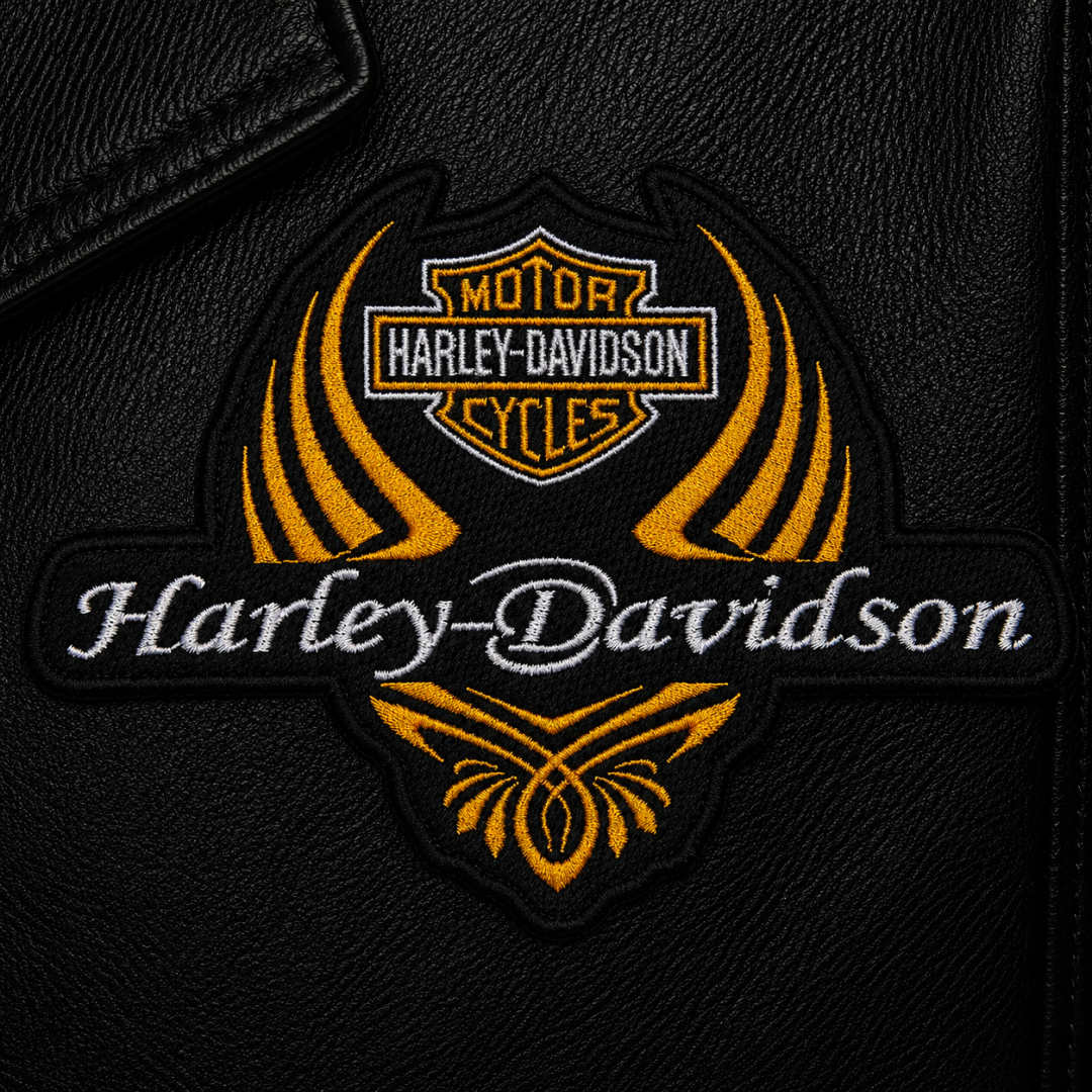 Нашивка, патч, шеврон "Harley Davidson" 145x106mm PTC267
