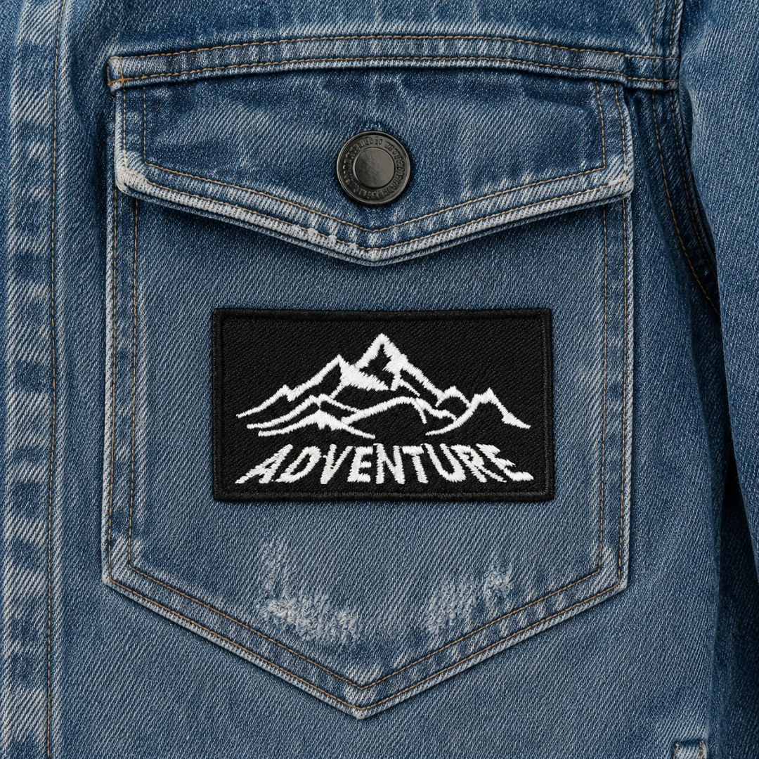 Нашивка, патч, шеврон "Adventure" 70x40mm PTC371