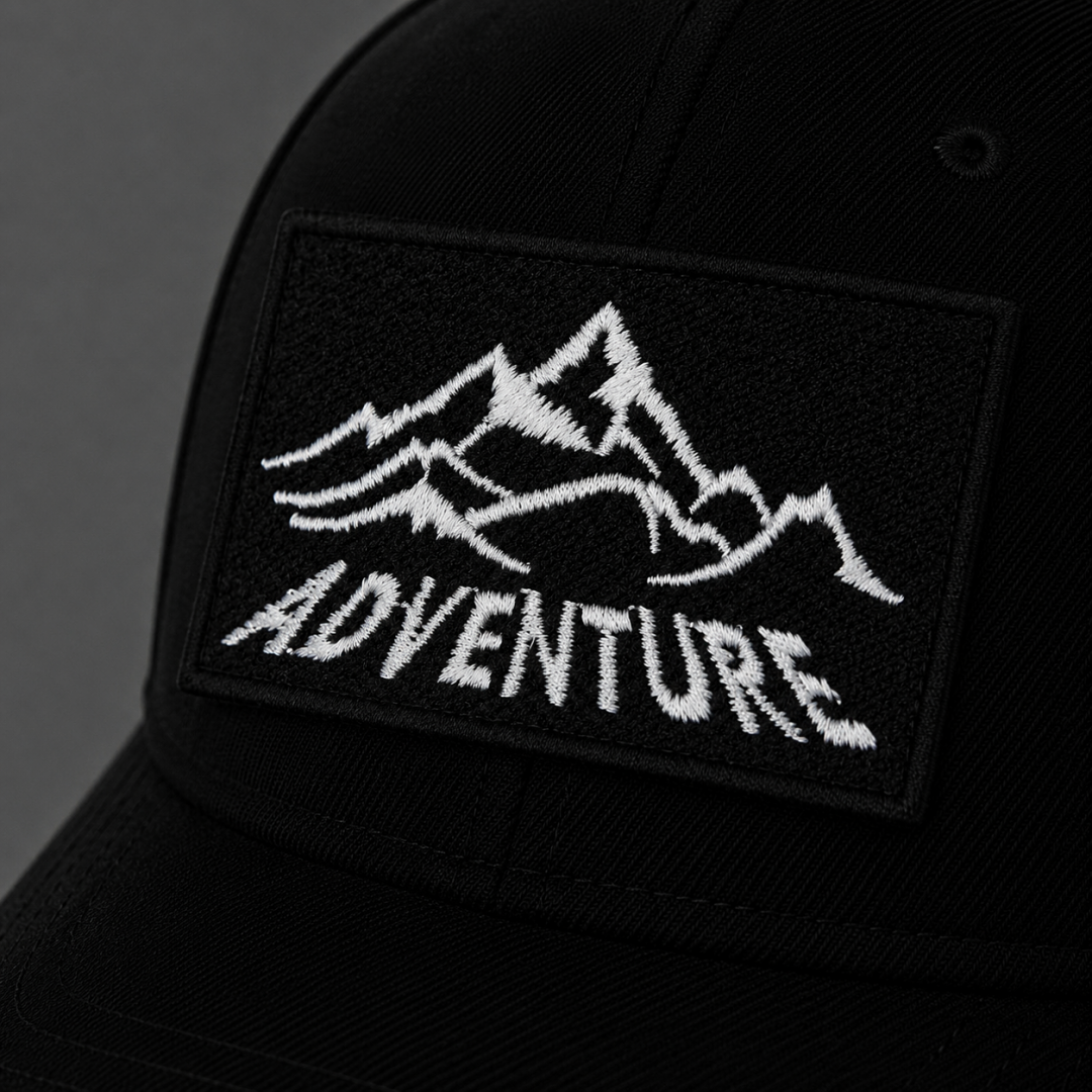 Нашивка, патч, шеврон на липучке "Adventure" 70x40mm PTC481