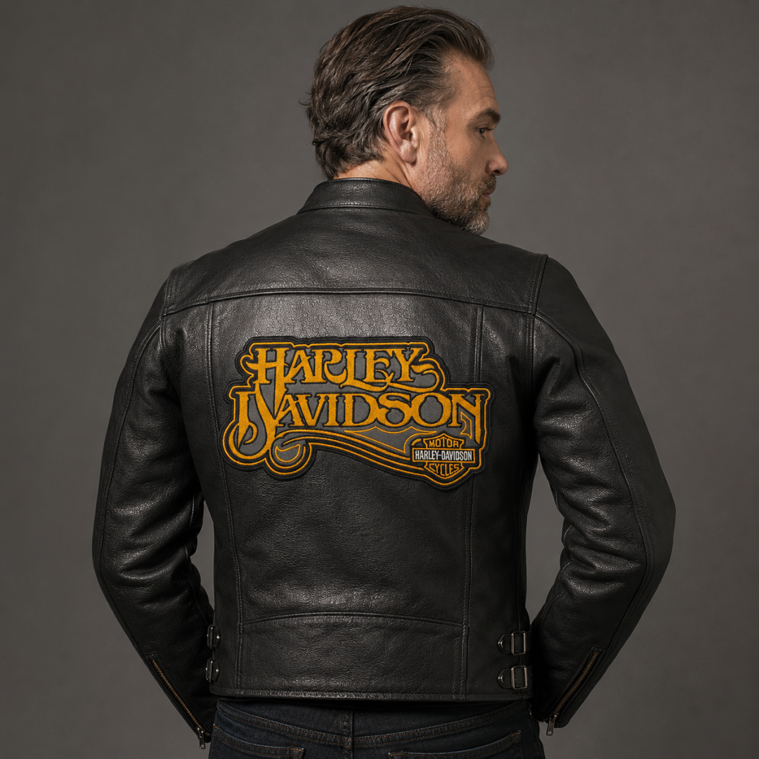 Нашивка, патч, шеврон "Harley Davidson" 250x139mm PTC849