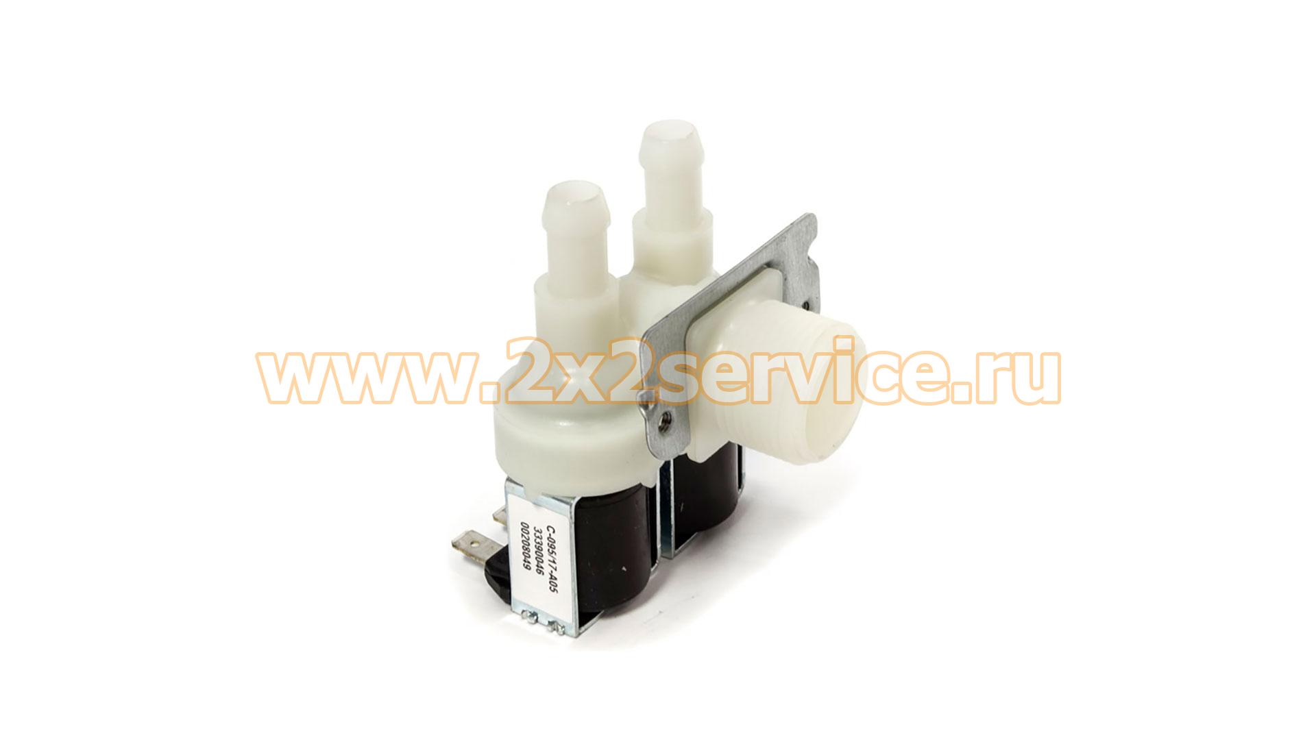 Клапан заливной 2Wx90 ELBI Type 339, D12 мм, Whirlpool 481981729012